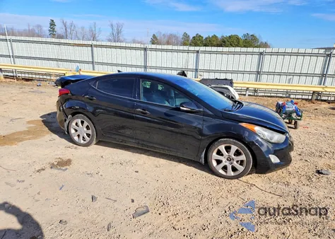 2013 Hyundai Elantra Gls z USA, uszkodzony, nr VIN 5NPDH4AE3DH211133